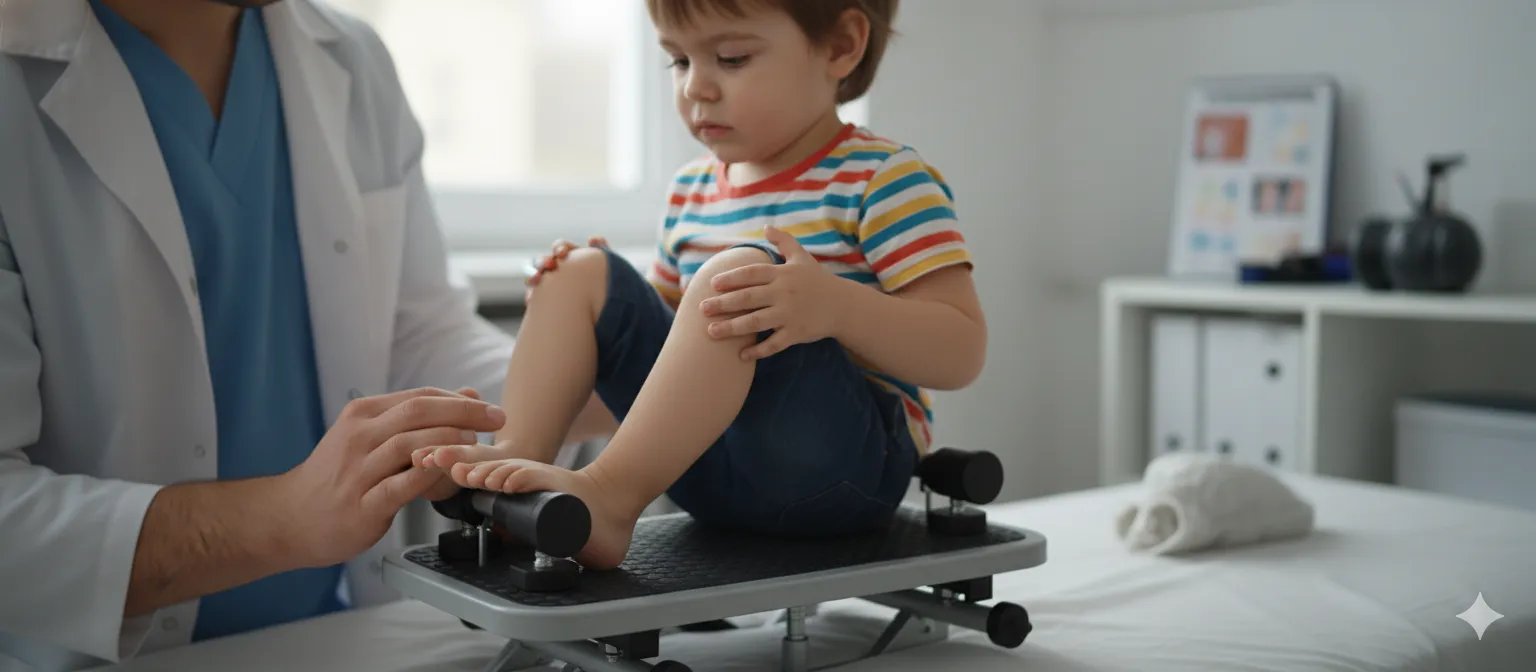 تصویر وضعیت نشستن W در کودکان و تمرینات اصلاحی