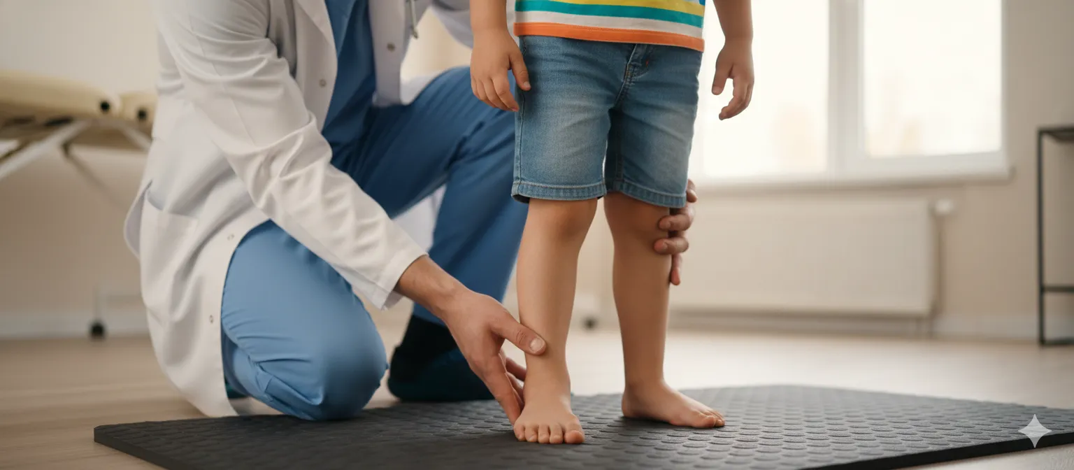 تمرینات اصلاحی برای پای پرانتزی در کودکان